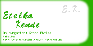 etelka kende business card